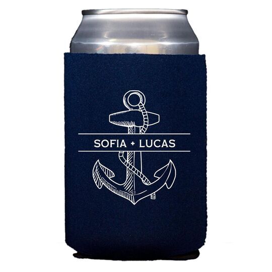 Anchor Collapsible Koozies